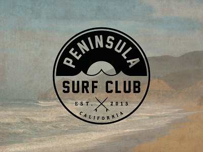 Peninsula Surf Club - Logo beach california half moon bay pacifica peninsula surf club san francisco san mateo surf surfing
