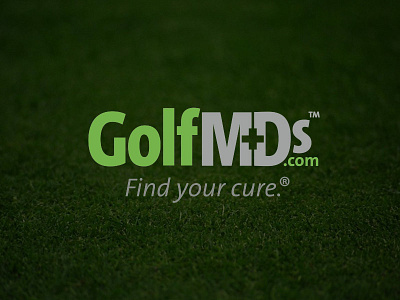 Golf MDs branding corporate branding golf golfing golfmds identity logo medical