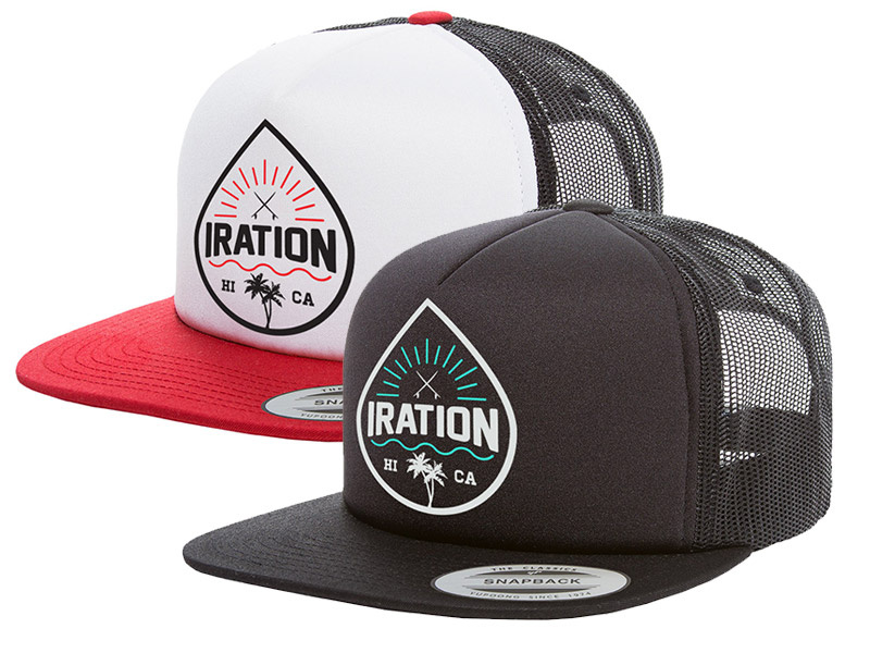 Iration - Hat surf logo hawaii reggae surfing beach iration hat apparel