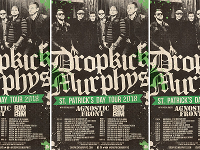 Dropkick Murphys - St. Patrick's Day Tour 2018