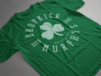Dropkick Murphys - Shirt Design apparel apparel graphics apparel logo branding clothing clothing design design dropkick murphys identity logo t-shirt design