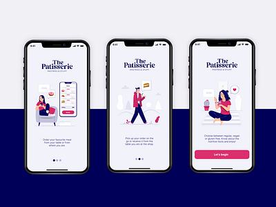 UI/UX - The Patisserie Ordering App