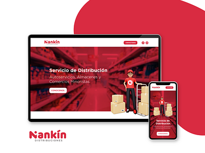 Landing Page for Nankin Distribuciones