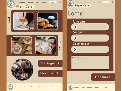 Flight Cafe - Google UX Certificate Course