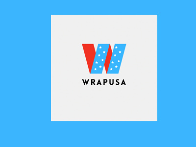 WRAP USA Logo Design branding canva company logo moving