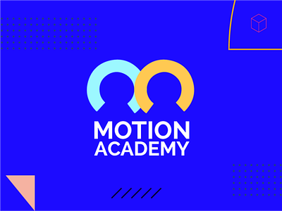 Motion Academy Minimal Shape Logo animation logo icon logo logo m m letter logo m logo minimal simple logo text logo unique logo