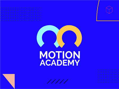 Motion Academy Minimal Shape Logo