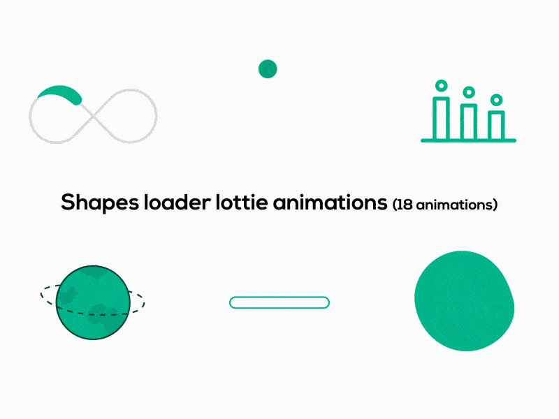Loader Loading Shapes Animation Lottie