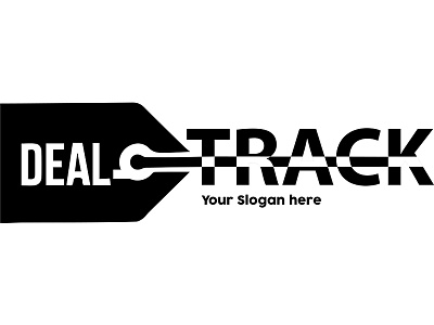 Deal n Track Logo illustrator logo logo design shopping logo