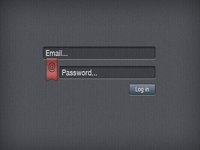 Log in screen awsome email i in it log love password