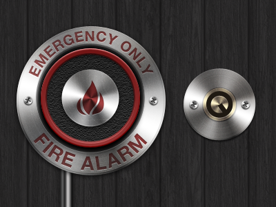 FIRE! FIRE! FIRE!!!! alarm all aluminum awesomeness emergency fire fun graphic key off only rebound refined shut super vector
