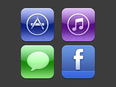 Practice Makes Perfect app facebook icons included ios itunes messages practice store template