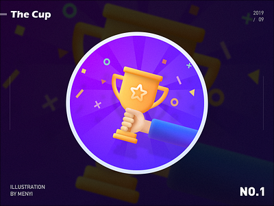 The Cup 2019 ai app color colorful cup design english illustration ui ux