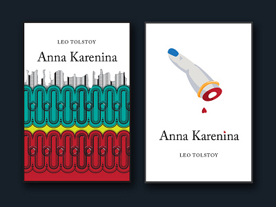 Anna Karenina covers band book caslon classics cover finger novel pattern railroad recovering the classics tracks wedding