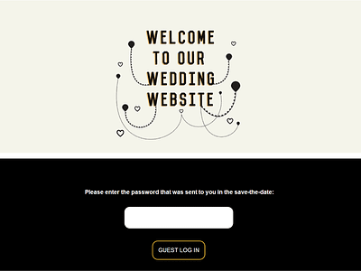 An invitation website