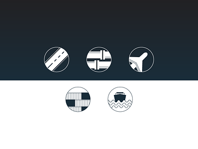 Transportation Modes Icons