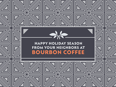 Bourbon Coffee Holiday imigongo pattern rwanda