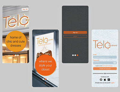 TélòTheBrand mobile design product design ui