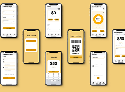 Pluto Pay - Finance Banking Mobile App app banking budgeting case study design figma finance mobile saving spending ui