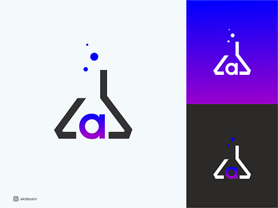 LAB LOGO akdesain branding creative lab lab logo laboratorium laboratory labs logo design logotype minimal negative space research typography