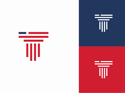 Amerika law akdesain branding column firm illustration law law firm lawyer lawyers llc logo design minimal negative space usa