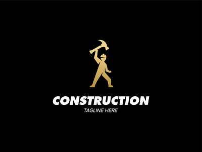 guy building logo