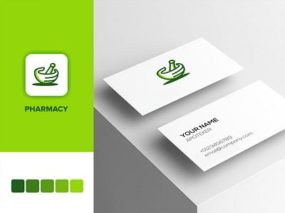 Pharmacy hand logo