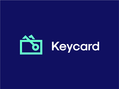 Key card akdesain branding card card logo creative key logo keycard keynote logo design logo type minimal negative space wallet logo
