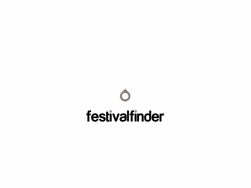 festival finder Logo akdesain creative crown event festival find finder identity illustration logo logo design logo type map minimal negative space pin typography winners