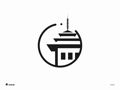 Ke bandung logo akdesain bandung branding building creative gedung sate bandung icon identity illustration indonesia lettering line logo logo design logo type logos minimal modern negative space typography