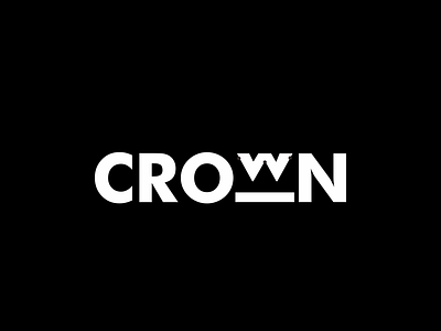 Crown 122/365 crown crown logo crowns design illustration lettering logo logo design logo type minimal negative space typography