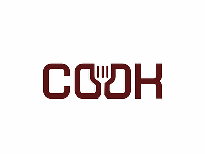 cook 136/365 akdesain branding cook cook logo cookbook cooked creative grill illustration kitchen lettering logo design logo type logos modern negative space typography