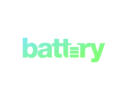 battery 144/365 batteries battery branding charger creative design energy lettering logo design logo type logos minimal typography vector