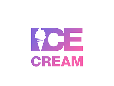 ice cream 176/365 branding design ice age ice age world ice cream ice cream cone ice cream logo ice cream sandwich illustration lettering logo design logo type minimal modern negative space typography