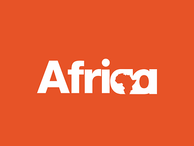 africa 189/365 africa african branding clean creative design icon illustration lettering logo logo design logo type logos map minimal negative space symbol typography