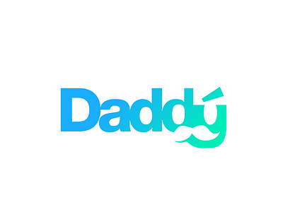 Daddy akdesain branding clean creative dad daddy father fatherday fatherdays illustration lettering logo design logo type minimal negative space symbol typography vector