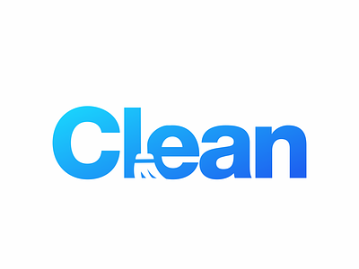 Clean 182/365 akdesain branding clean clean design clean logo clean logos icons color ideas cleaning creative identity lettering logo logo design logo type minimal modern negative space typography