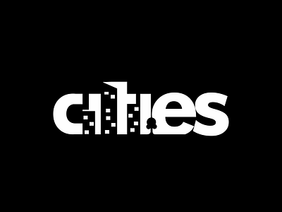 Cities 205/365 branding building cities city creative illustration lettering logo design logo type logo typo maps negative space typography vector