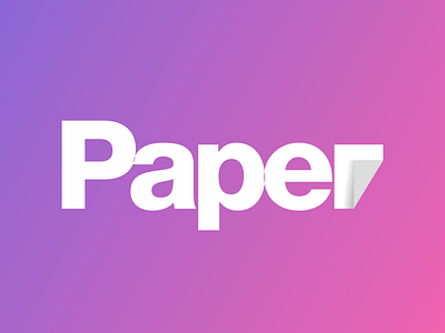 Paper 229/365 akdesain creative illustration lettering logo design logo type minimal negative space paper paper art paper craft paper logo papercut typography ui