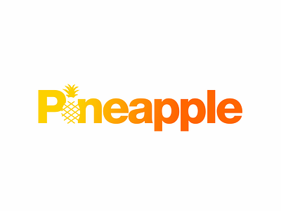 Pineapple 206/365 akdesain branding creative food lettering logo design logo type logos minimal modern negative space pineapple pineapples typography