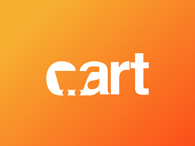 cart 243/365 branding buy cart cart logo clean design illustration lettering logo logo design logo type minimal negative space shop store typography