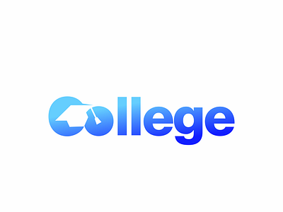 college 266/365 akdesain branding clean college college sports colleges creative design edu education educational hat illustration lettering logo design logo type modern negative space school typography