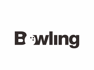 bowling 274/365 akdesain bowl bowling bowling pin branding creative lettering logo logo design logo type minimal modern negative space typography