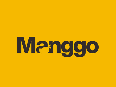 manggo 253/365 akdesain branding clean creative fruits illustration lettering logo logo design logo type manggo manggos minimal negative space typography vector