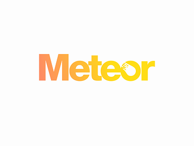 meteor 280/365 akdesain animal branding clean creative design icon identity illustration lettering logo design logo type meteor meteorite meteors minimal modern negative space typography vector