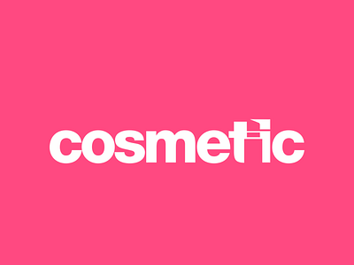 Cosmetic 305/365 boutique branding clean cosmetic cosmetic logo cosmetic packaging cosmetics creative design illustration lettering lipstick logo design logo type minimal modern negative space typography women