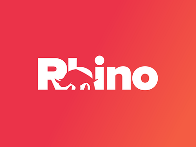 rhino 309/365 akdesain branding creative design illustration lettering logo design logo type minimal negative space rhino rhino logo rhinoceros typography