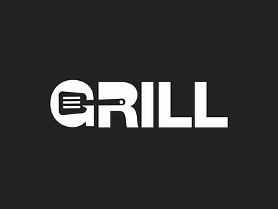 Grill 329/365 akdesain creative design food grill grilled grilling icon identity illustration lettering logo design logo type logos minimal modern negative space resto typography