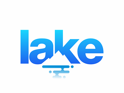 Lake 330/365 akdesain branding clean creative identity illustration lake lakes lettering logo design logo type logos minimal modern mountain negative space typography