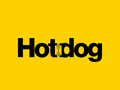 hotdog akdesain branding creative design hotdog illustration lettering logo logo design logo type vector